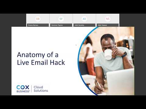 Cox Business - Anatomy of a Live Email Hack   Session 2
