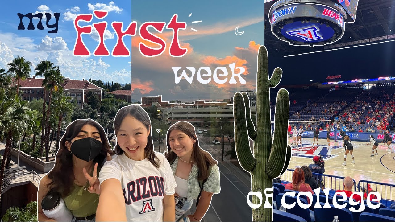 college move in + first week of classes at the UNIVERSITY OF ARIZONA