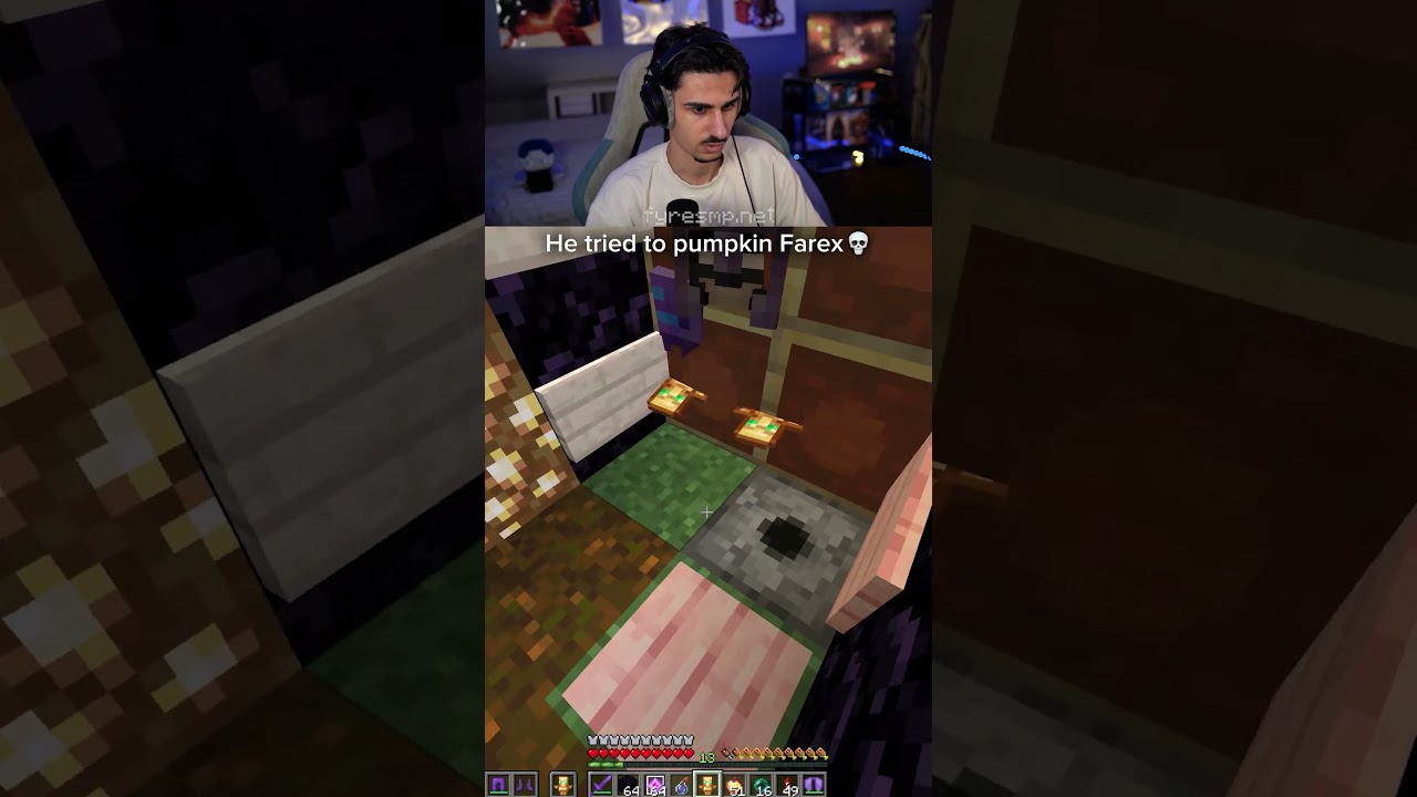 He tried to pumpkin Farex