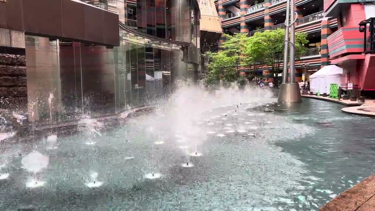 【キャナルシティ博多噴水ショー】ミッションインポッシブル2025年映画公開記念