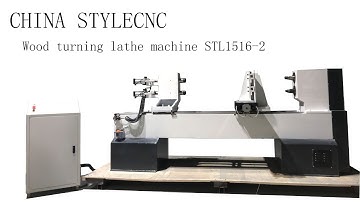 Stylecnc CNC wood turning lathe machine with double axis to make baseball bat