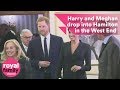 Harry and Meghan arrive in style to watch hit musical Hamilton