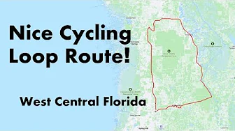 Nice Loop Route On My Recumbent Bike