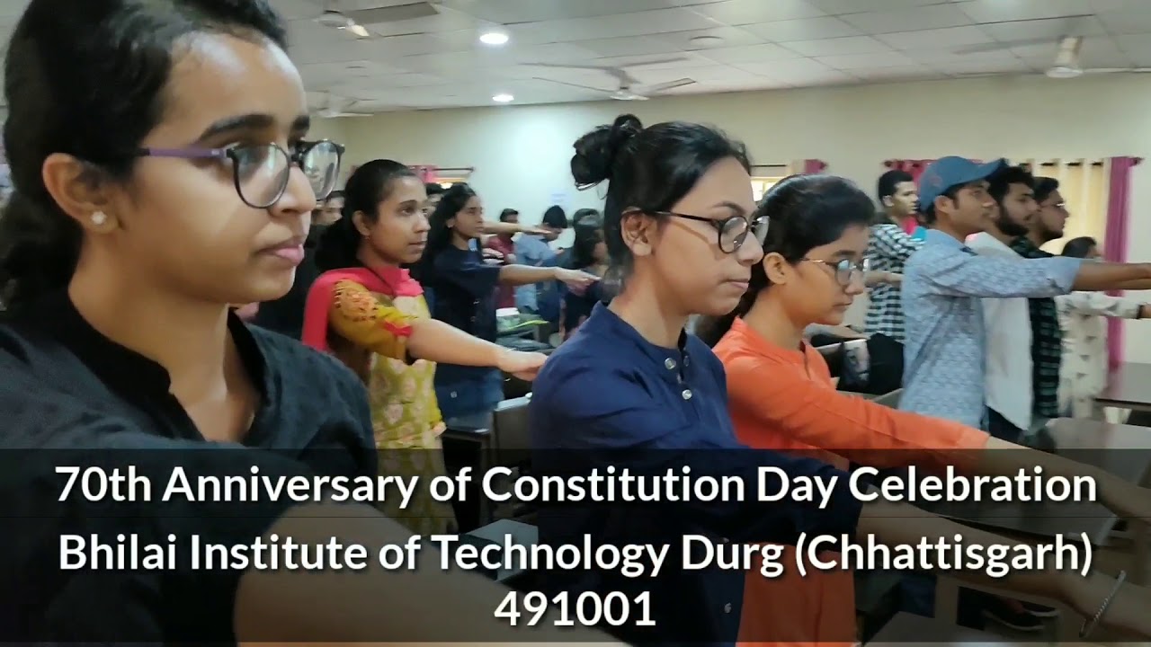 70th constitution day celebration Bhilai institute of technology, Durg ...