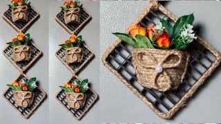 DIY/Wall Hanging Decor from Recycled Materials/Home Decorating  Idea/Room Decor/Jute Craft Ideas.