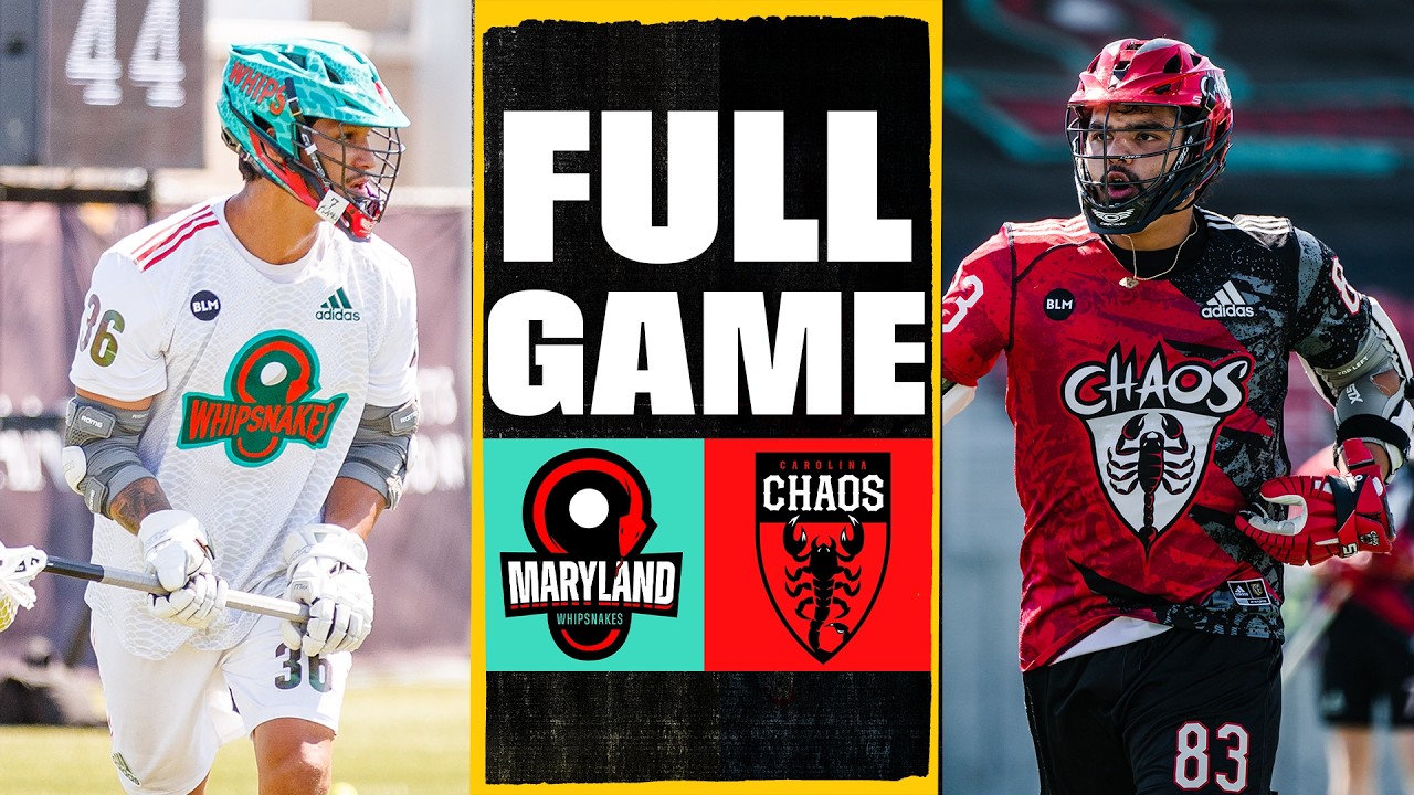 Undefeated Season on the Line! 2020 Championship: Maryland Whipsnakes vs. Carolina Chaos FULL Game