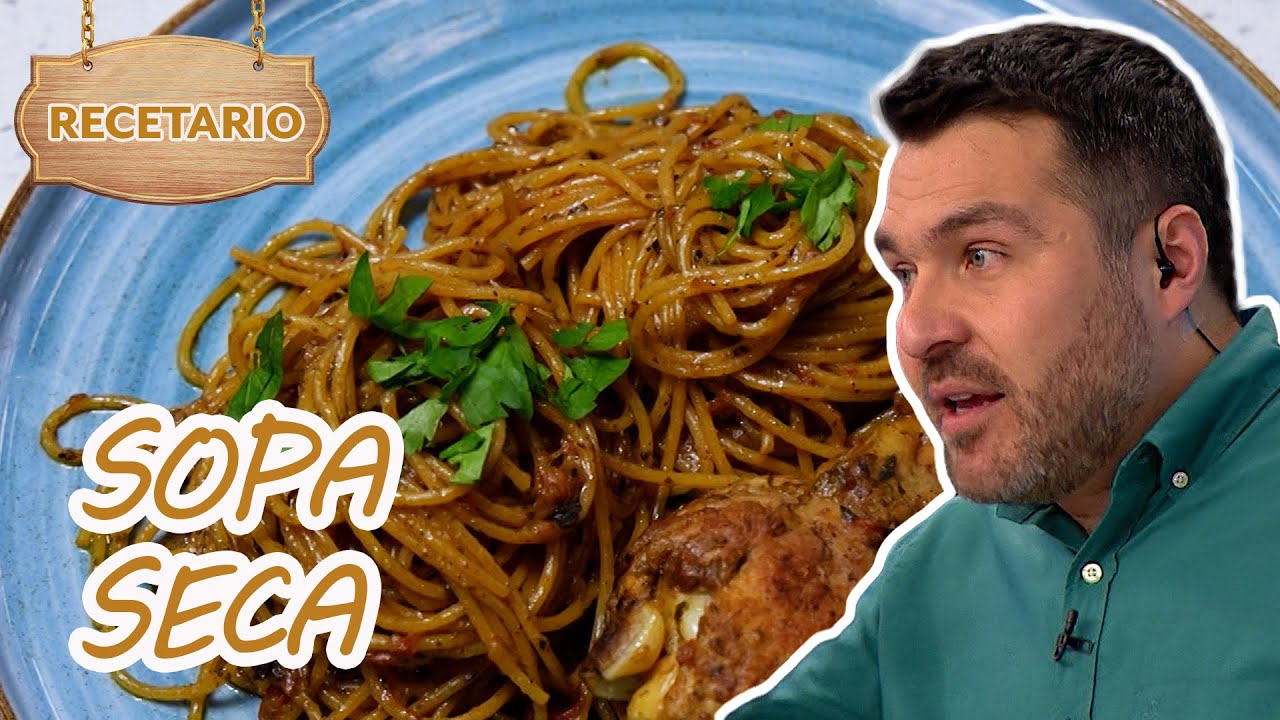 Te enseñamos a preparar una rica sopa seca 😋 | EGCF: El Recetario 📚👨‍🍳