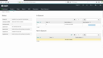 Rook ceph dashboard demo