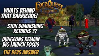 EverQuest Legends The Devs Answer PT.45 | Stun Fix, Dungeons a Launch Focus, The Barricade