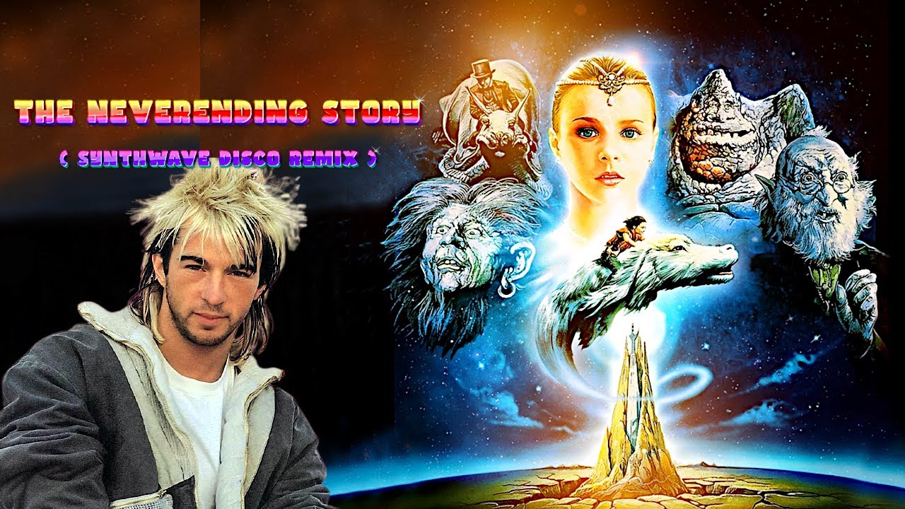 LIMAHL - THE NEVERENDING STORY (Synthwave Disco Remix) La Storia Infinita