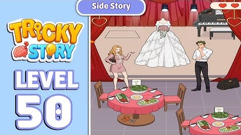 Tricky Story Side Story Level 50 |Help Karen Plan The Worst Wedding| Walkthrough Solution