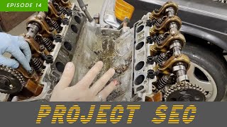 PROJECT SEC - EP14: SNAP-ON Bit Tried To Kill Me & Inspecting the New $175 M117 Timing Chain
