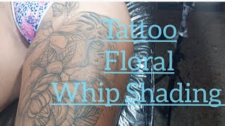 Tattoo floral Whip Shading Leo Colin Colin Tattoo floral