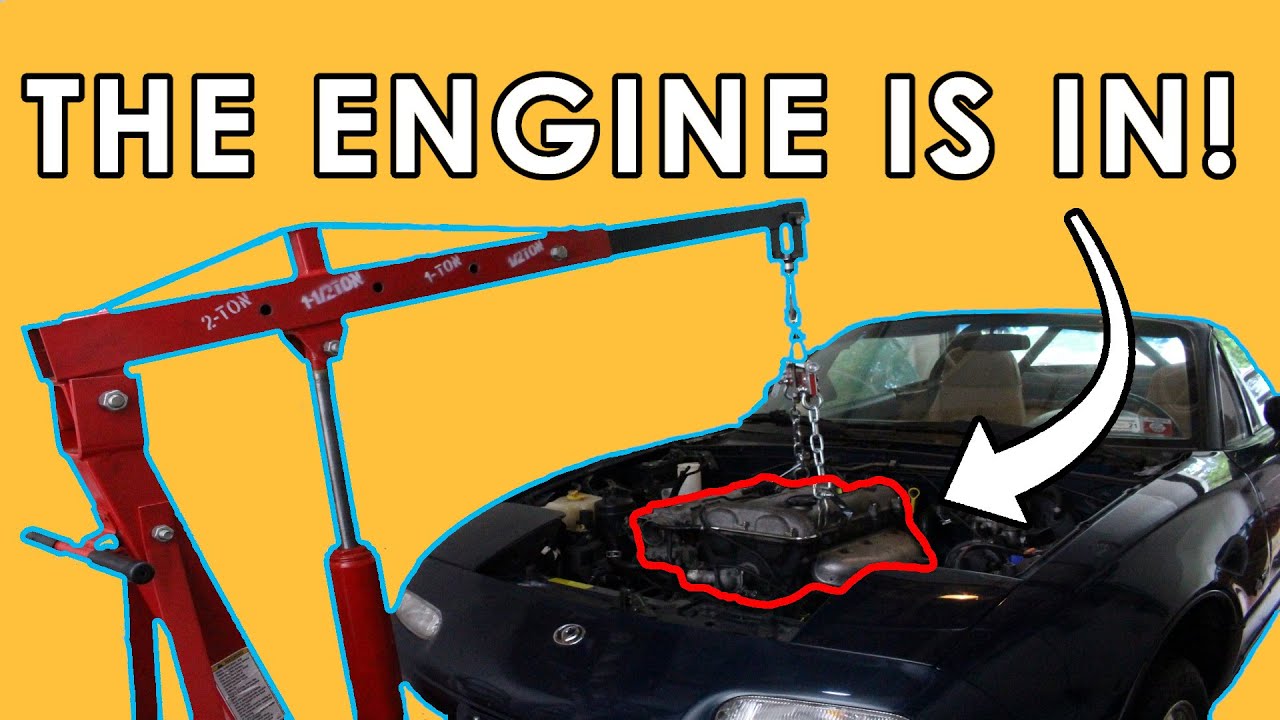 NA Miata Engine Install | Part 1 - YouTube