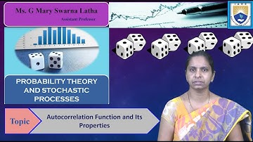 Autocorrelation Function and Its Properties by Ms. G Mary Swarna Latha