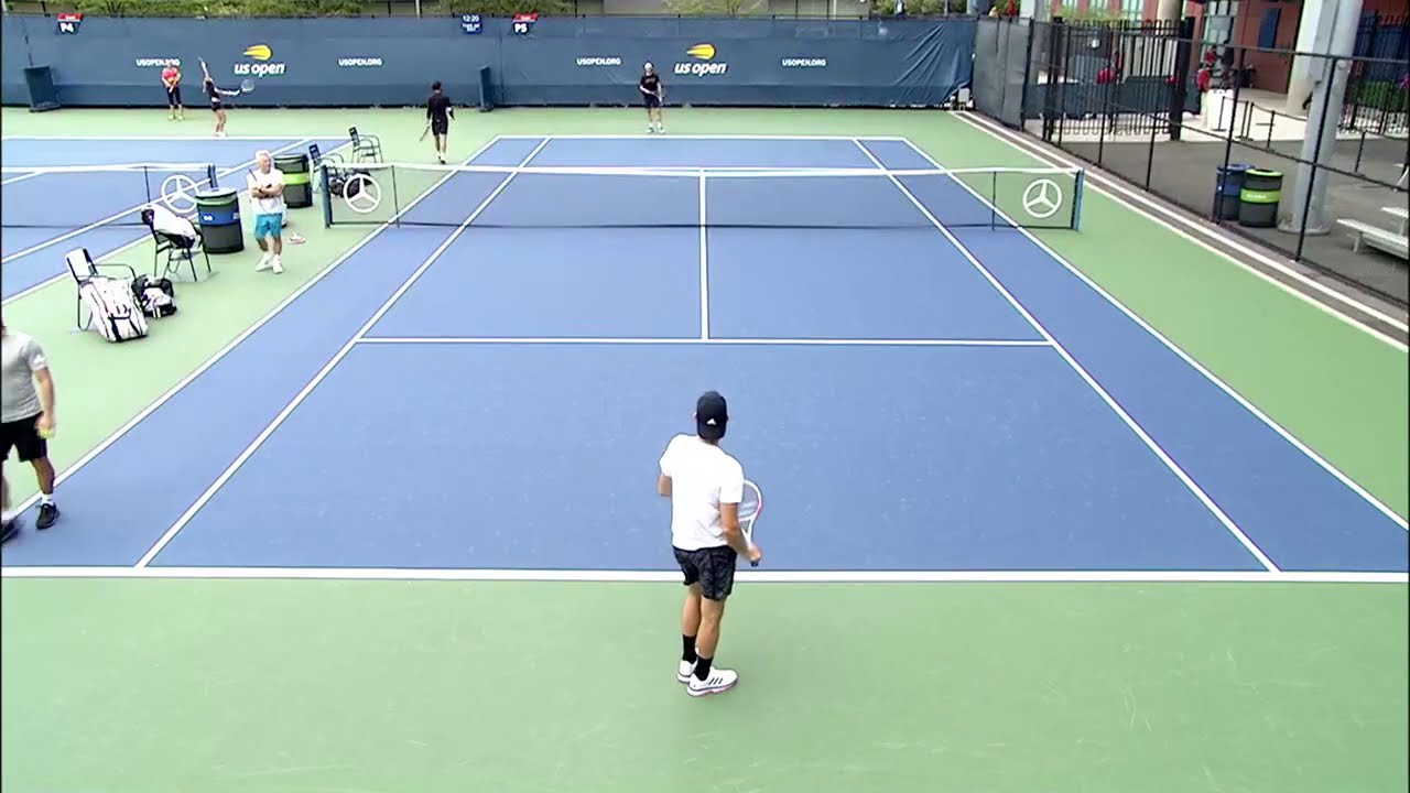 Dominic Thiem practice session | 2020 US Open - YouTube