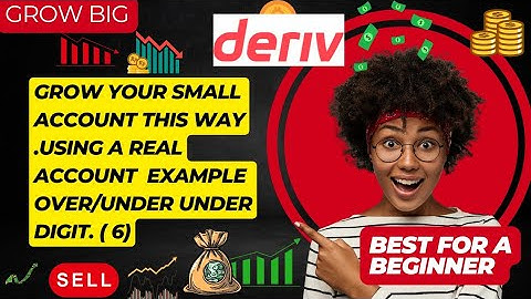 Real account OVER UNDER digits under 6 strategy.deriv trading| binary options trading very simple.