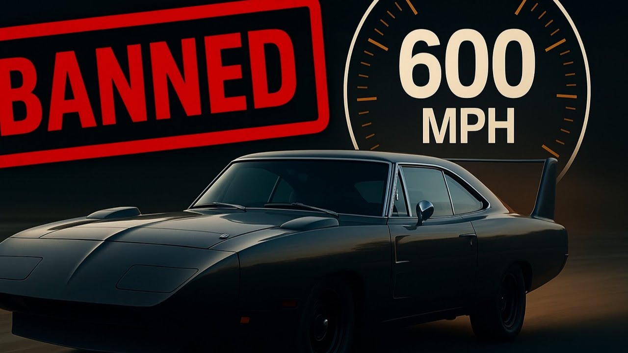 1969 Dodge Charger Daytona NASCAR Banned These Machine