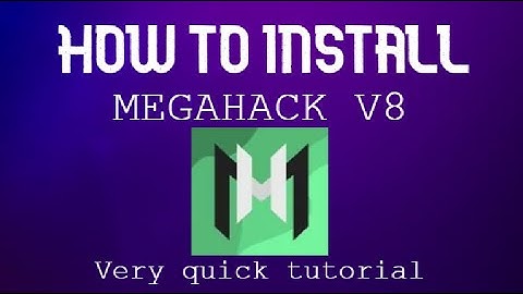 How to install Megahack V8 on Geometry dash 2.2 (tutorial).