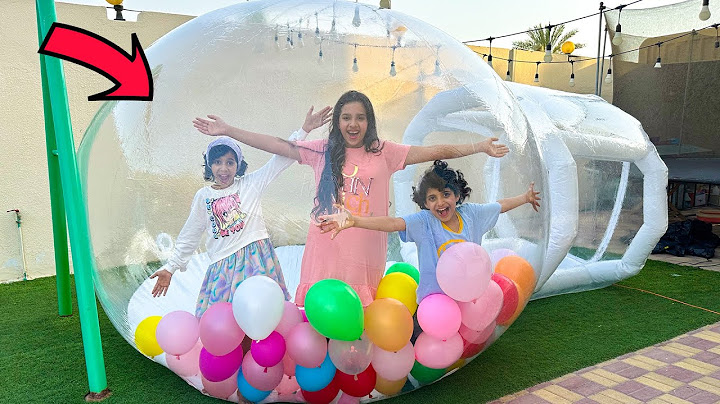 تحدي 24 ساعة في بيت الفقاعة مقلبتهم  بحلزون !!!