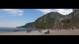 Beach by ancient city of Olympos in Antalya