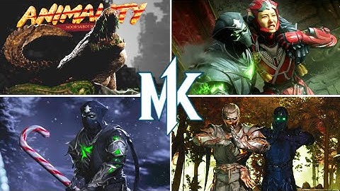 MK1 Noob Saibot All Brutalities, Fatalities, Ending, Taunts, Masks & Victory Celebrations [4K 60ᶠᵖˢ]
