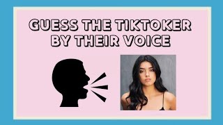 Guess The Tiktoker By Their Voice