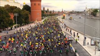 Осенний Московский Велопарад 24 сентября 2016. Moscow Bicycle Parade. September 24, 2016
