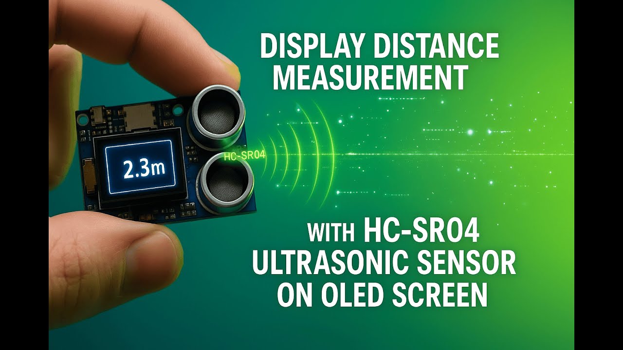 Display Distance Measurement with HC-SR04 Ultrasonic Sensor on OLED ...