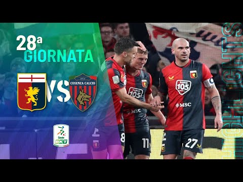 HIGHLIGHTS | Genoa vs Cosenza (4-0) - SERIE BKT