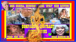 REVIVING ORIGINAL SPIRIT OF THE EDINBURGH FRINGE. MIRIAM MARGOLYES COMPARE CONTRAST WIZARD'S GUIDE !