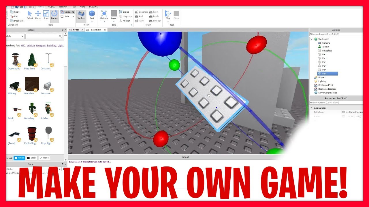 How To Make Your Own Roblox Game For FREE YouTube how-to-make-your-own-roblox-game-for-free-youtube