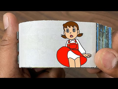 Doraemon Cartoon Flipbook #174 | Nobita Pranks Shizuka Flip Book | Flip Book Artist 2024