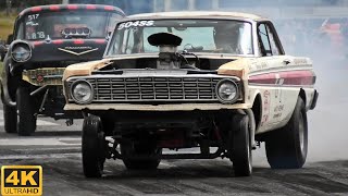 Grassroots Drag Racing at the Airfield || NZ Gassers & Outlaw 71