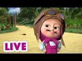 🔴 LIVE 🐻 Masha y el Oso 🐻👧 Pequeños traviesos 🐧😜 Masha and the Bear 👱‍♀