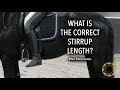 What is The Correct Stirrup Length? - Dressage Mastery TV Ep226