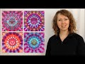 4 Ways to Dye Kaleidoscope Mandalas