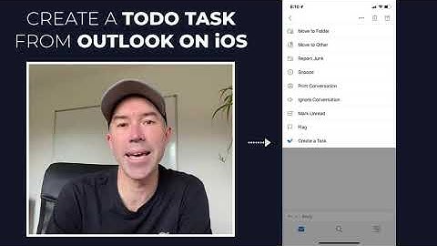 How to create a Microsoft ToDo task from Outlook on iOS