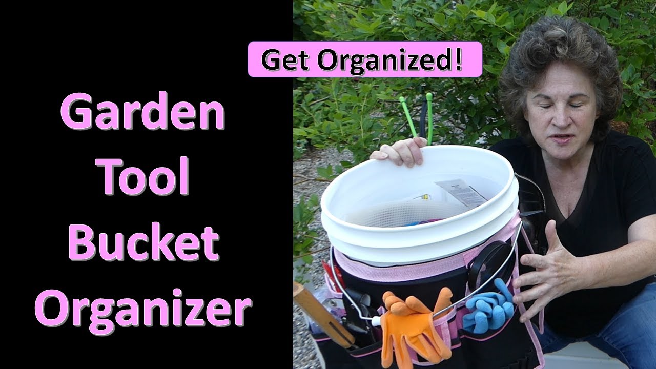 DIY Garden Tool Bucket Organizer - The garden!