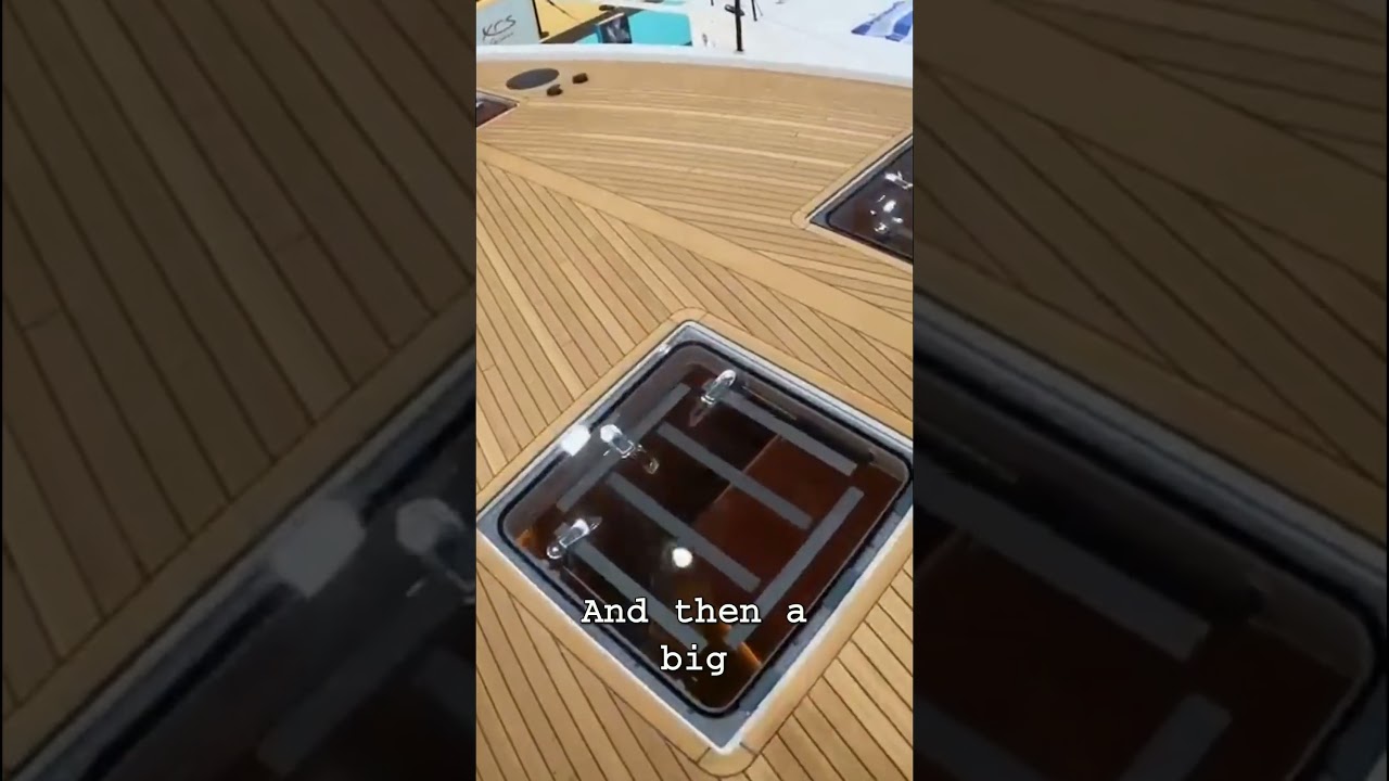 ⁣Would you want to stay in that little skipper's cabin? #luxuryyachtlife #sailinglife #sailingyacht