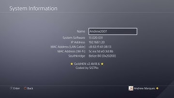 PS4 Jailbreak Spoofed To Jailbreak 13.02 GoldHEN