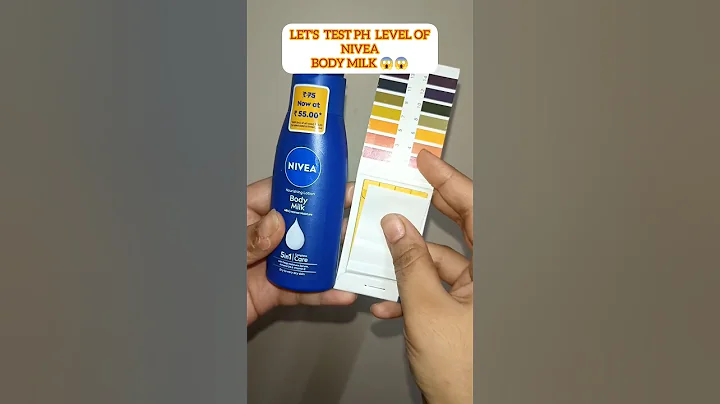 let's do ph test of Nivea body milk body lotion/pass  or fail ??? 😱😱😱😱#phtesting  #phtest