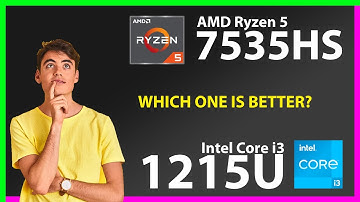 AMD Ryzen 5 7535HS vs INTEL Core i3 1215U Technical Comparison