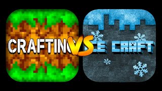Crafting and Building VS Ice Craft (Game Comparison) screenshot 1