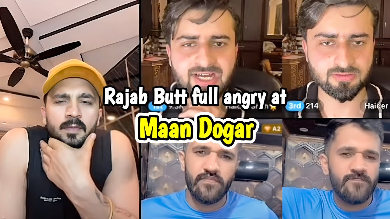 Rajab Butt full angry at Maan Dogar and Haider Shah 💔 | Live with Haider & Kainat 