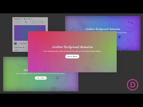 How to Create Gradient Background Animation in Divi 2 Ways