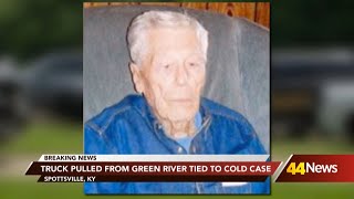 Truck pulled from river connected to missing person's case