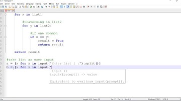 Python Program - To take two lists and returns True if they have at least one common member