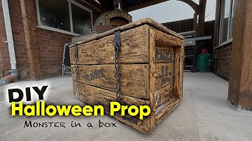 Halloween prop - monster in a box