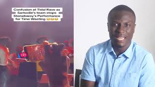 Mugeez of R2bees blâsts Stonebwoy on stage at Tidal Rave